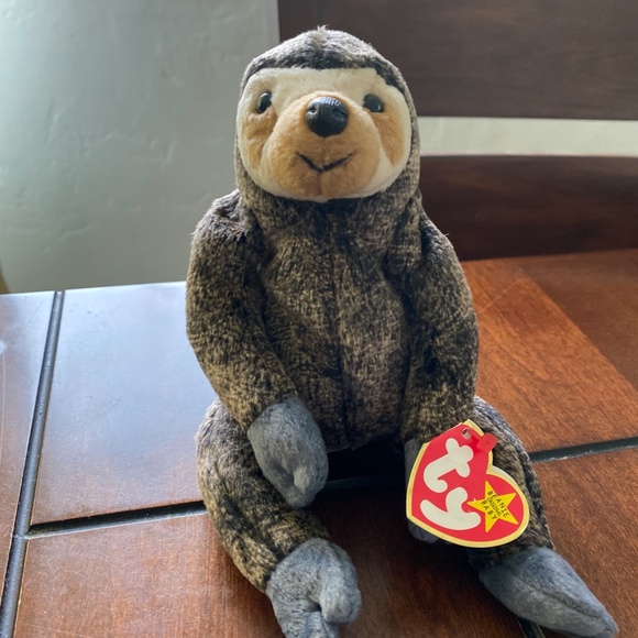 Ty Beanie Baby Slowpoke Sloth - Picture 3 of 7